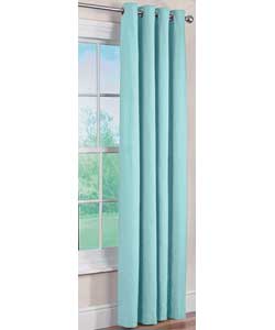 Colour Match Lima Ring Top Duck Egg Curtains -