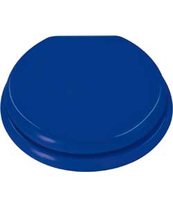Colour Match Moulded Wood Toilet Seat - Navy