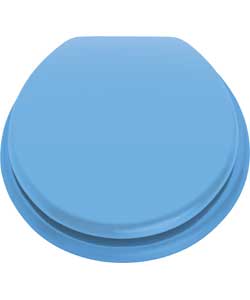 Colour Match Moulded Wood Toilet Seat - Ocean Blue