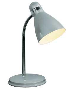 Colour Match Silver Desk Lamp
