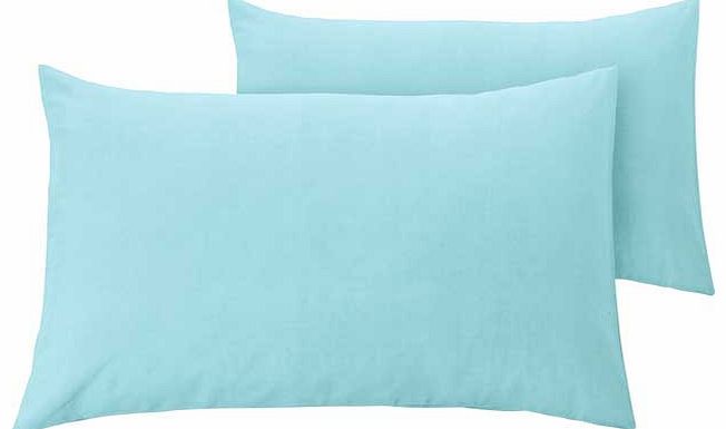ColourMatch Jellybean Blue Housewife Pillowcase