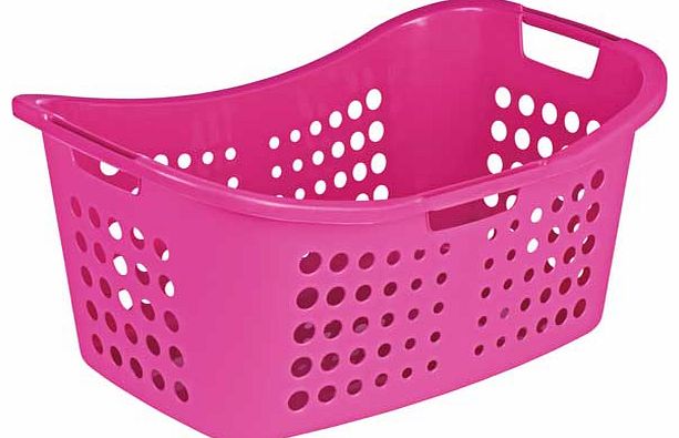 ColourMatch Laundry Basket - Funky Fushia