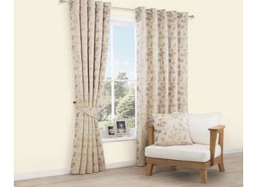 Colours Alessandra Eyelet Curtains (W)1.67m