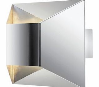 Colours Alioth Chrome Effect Halogen Wall Light