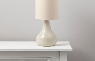Colours Ariel Cream Table Lamp