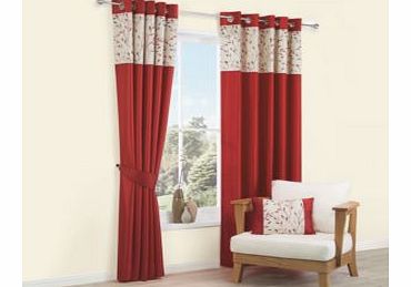 Colours Jessiy Eyelet Curtains (W)1670mm (L)1.83m
