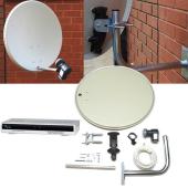 80cm Satellite Dish Kit With Mount And