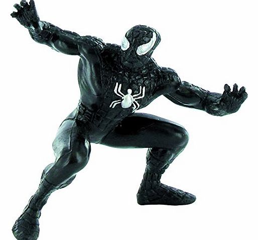 Comansi 7cm Marvel Comics Black Spider Man Mini Figure