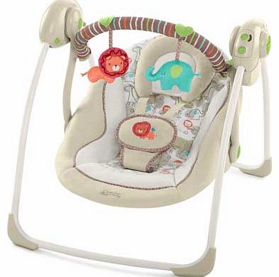 Comfort and Harmony Portable Swing in Cozy Kingdom