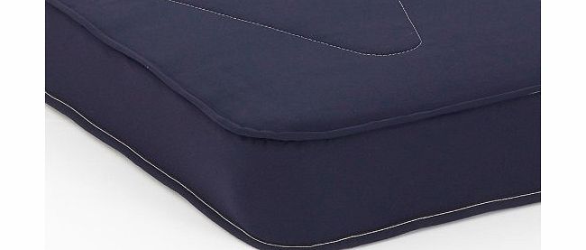 Comfy Living 3ft (90cm) Single Emily Mattress in Navy Cotton Drill