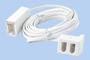 5M DOUBLE ADAPTOR EXT LEAD (POLYBAG)
