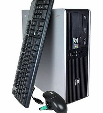 Compaq WIFI Enabled HP DC5850 Desktop Tower PC Computer - AMD Athlon Dual Core 2.3Ghz - 2Gb Ram - 250Gb hard drie - DVDRW - Windows 7 Pro