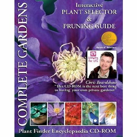 Complete Gardens Ltd Complete Garden, Chris Beardshaw Interactive 2,700 Plant Selector amp; Pruning Guide: Plant Finder Encyclopaedia (Mac/PC CD)