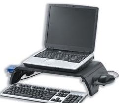 Compucessory Monitor Stand for Laptop and TFT LCD 15-17 inch Collapsible Platform W380xD305 Ref CCS55801