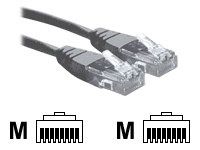 COMPUTER GEAR 0.5m RJ45 to RJ45 CAT 6 stranded network cable GREY