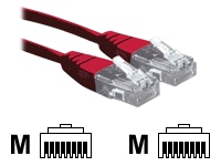 COMPUTER GEAR 7m RJ45 to RJ45 CAT 6 stranded network cable RED