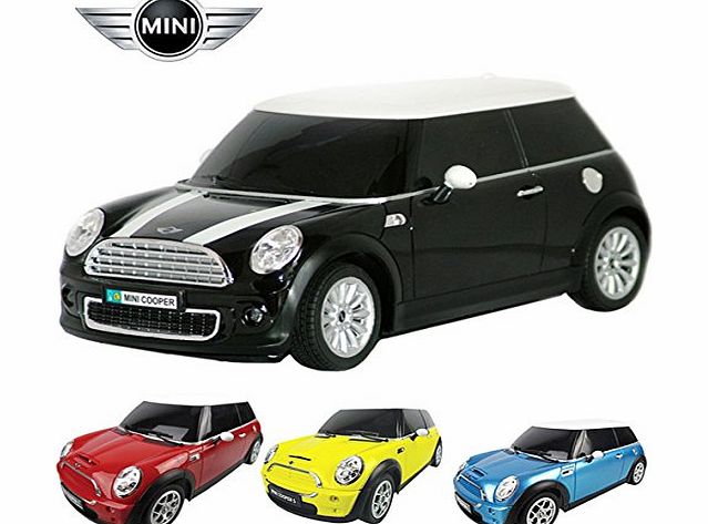 Comtech Official Licensed CM-2101 1:14 Mini Cooper S Radio Controlled RC Electric Car Ready To Run EP RTR - Red / Blue / Black / Yellow (Black)