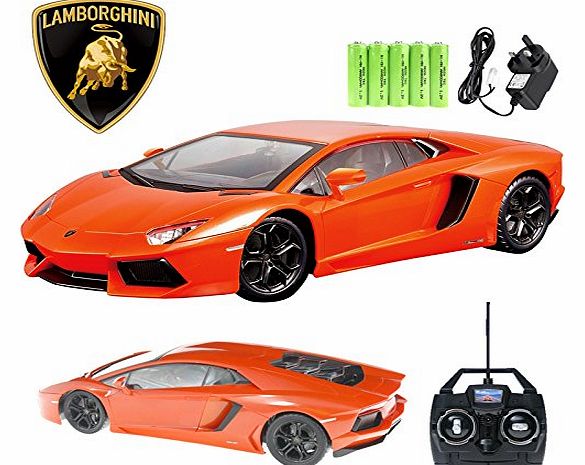 Comtechlogic Official Licensed CM-2130 1:14 Lamborghini Aventador LP700-4 Radio Controlled RC Electric Car - Ready to Run EP RTR