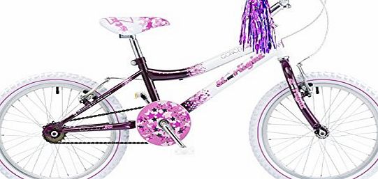 Concept Girls Star Light Bike - Purple/White, 18 Inch