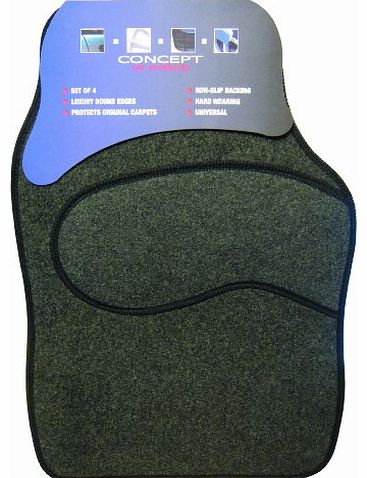 Concept M701 Carpet Mats - Black (4 Pieces)
