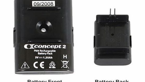 (Gymstock) Concept 2 PM4 monitor rechargeable battery pack for rowing machine/rower