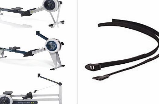Concept2 (Gymstock) Concept 2 Rower Genuine 30`` Replacement Foot Straps (Pair) for model D, E rowing machines amp; Dynamic rowers