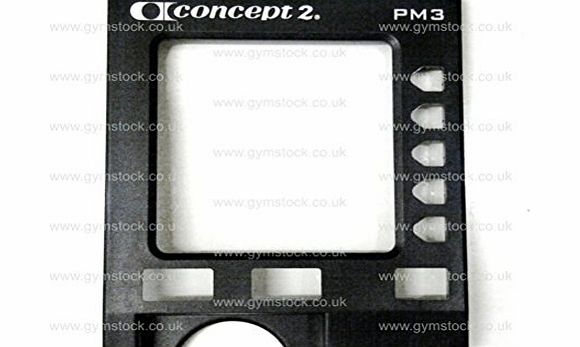 (Gymstock) Genuine Concept 2 rowing machine PM3 monitor replacement front plastic case (fascia/casing) For use with model B, C, D, amp; E indoor rowers fitted with PM3 monitors