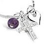CONCEPTS Faith Hope and Charity charm necklace