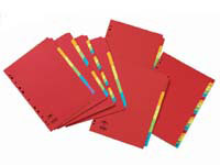 Concord 50699 5 part bright subject dividers, SET
