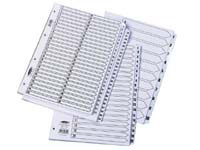 Concord CS12 A4 Classic white card dividers,