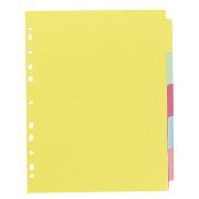Concord Extra Wide Punched Subject Dividers