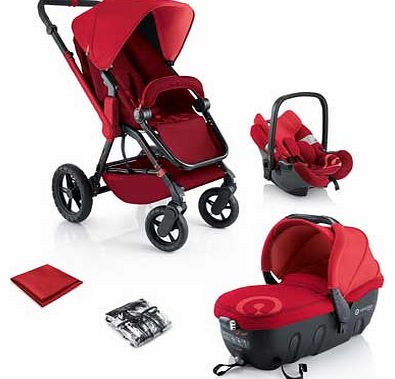 Concord Wanderer Travel Set - Red