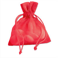 10 red sachet bags