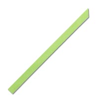 Confetti Apple green satin ribbon (10mm)