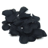 Confetti Black fabric Petals