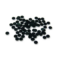Black metallic mini dots