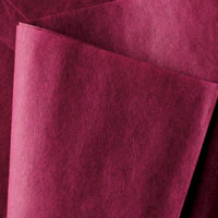 burgundy tissue paper