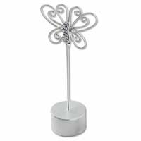 Butterfly shaped single place card holder