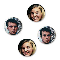 Confetti circle photographic personalised confetti