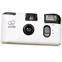 Confetti Disposable camera, white