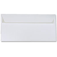 Confetti DL soho hammer white envelope pk 10