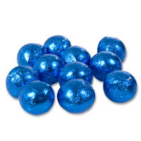 Confetti Electric blue chocolate balls - bulk bag