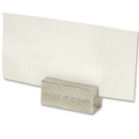 Father of groom placecard holder