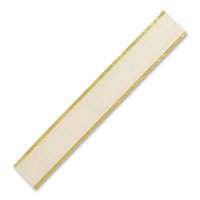 Confetti gold 25mm chiffon ribbon with satin edge