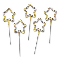 Confetti gold star sparklers