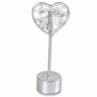 Confetti Heart shaped single place card holder