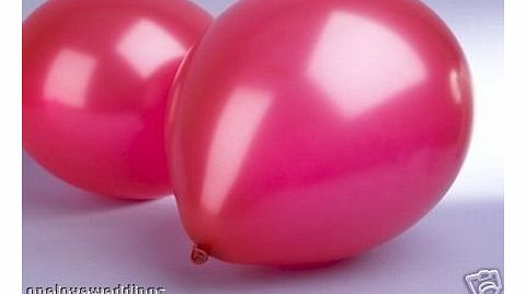25 x 14`` Cerise Pink Helium Quality Party Balloons