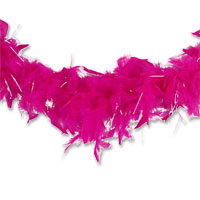 Confetti Hot pink feather boa