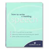How to write a wedding speech