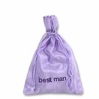 Confetti Lilac best man gift bag